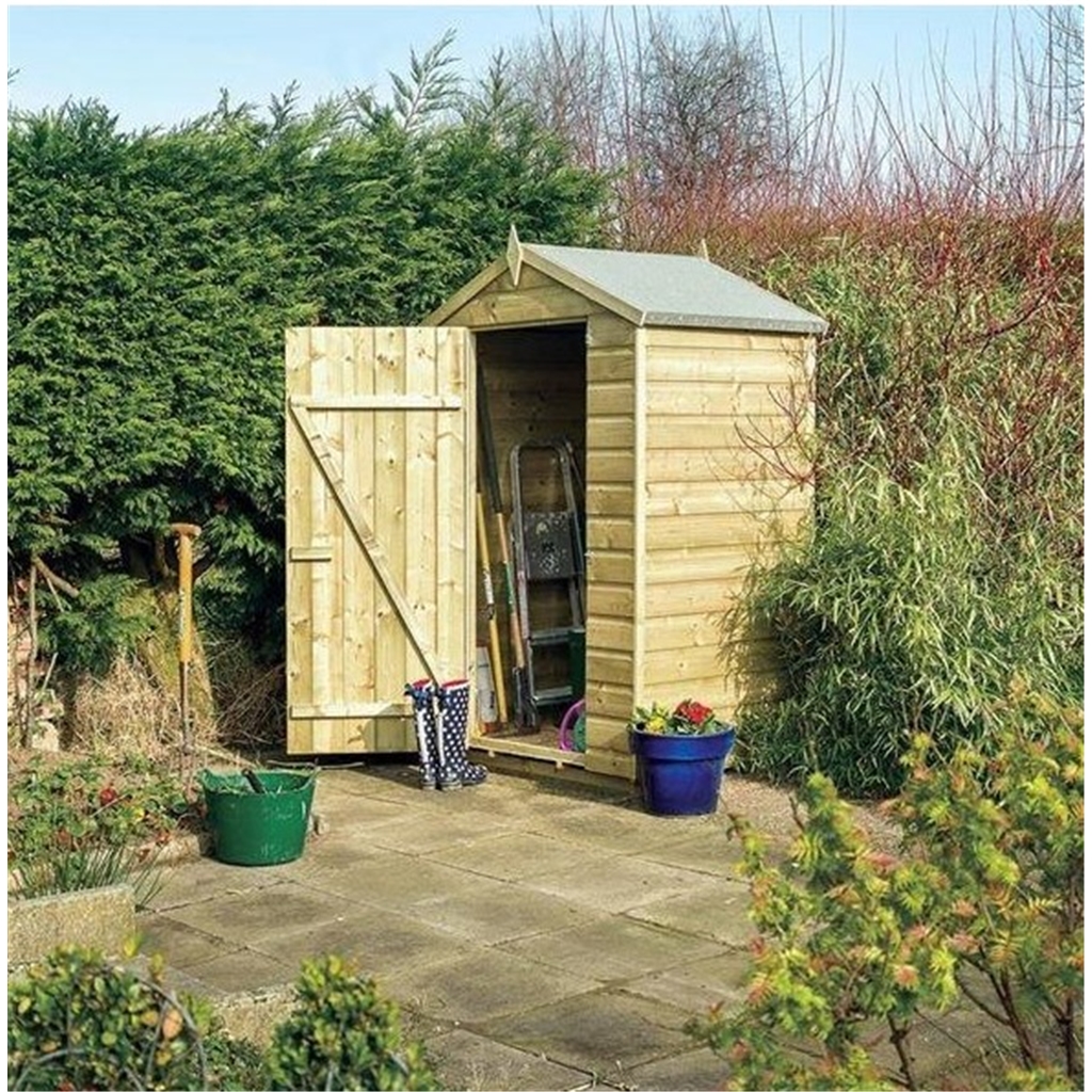 INSTALLED 4 x 3 Deluxe Oxford Shed with Lean To INCLUDES 