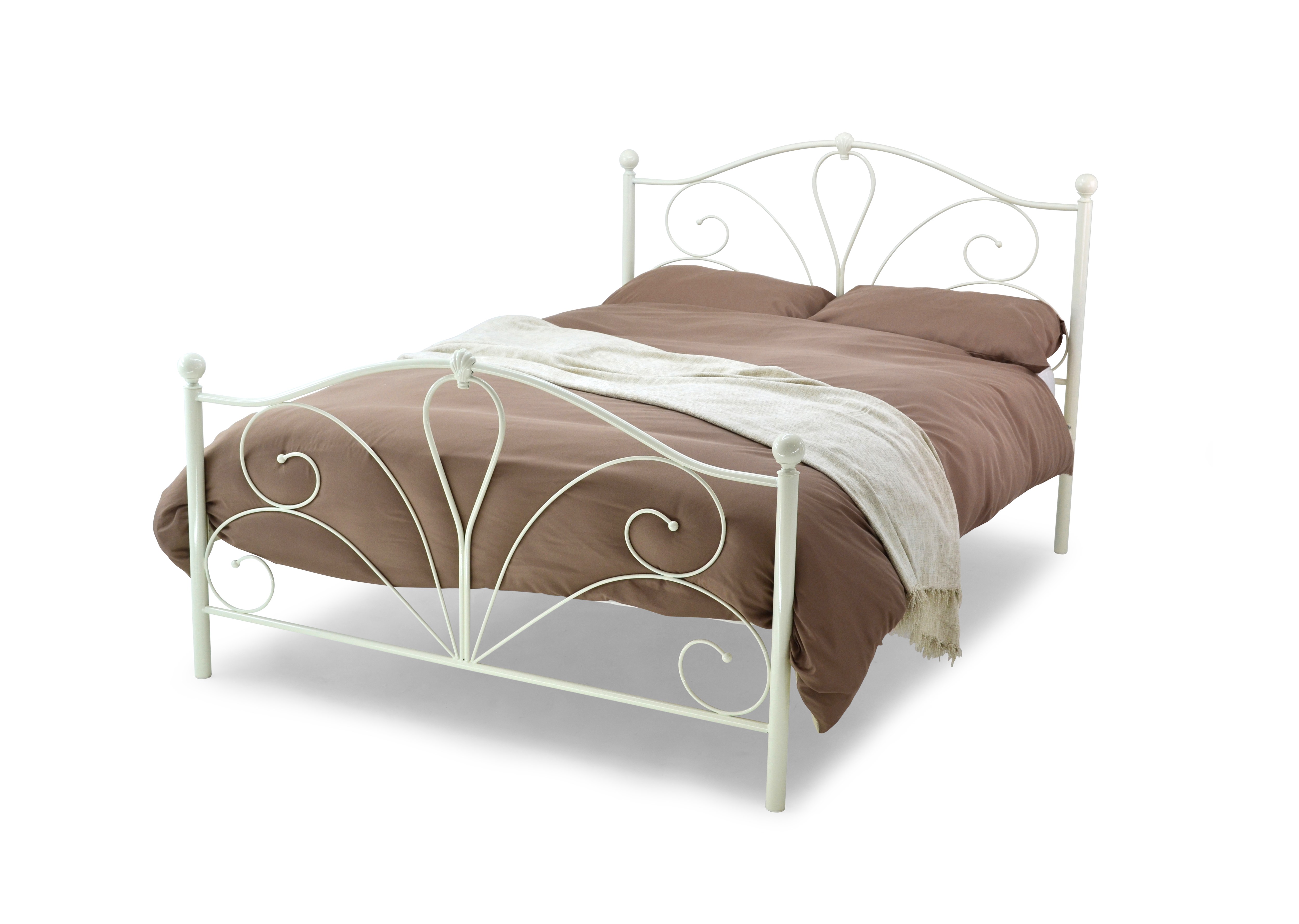 Romance Ivory Bed Frame - Single 3ft | HomeBerry