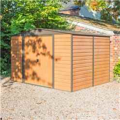 10 X 6 Deluxe Woodvale Metal Shed (3.13m X 1.81m)