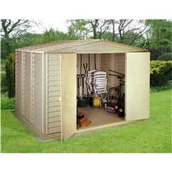 10 X 13 Deluxe Duramax Plastic Pvc Shed With Steel Frame (3.19m X 3.98m)