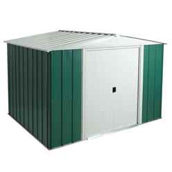 ** Disco July 21 ** 10 X 8 Deluxe Metal Apex Shed (3.13m X 2.42m)