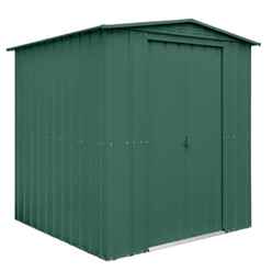 6 X 8 Premier Easyfix – Apex – Metal Shed - Heritage Green (1.84m X 2.47m)