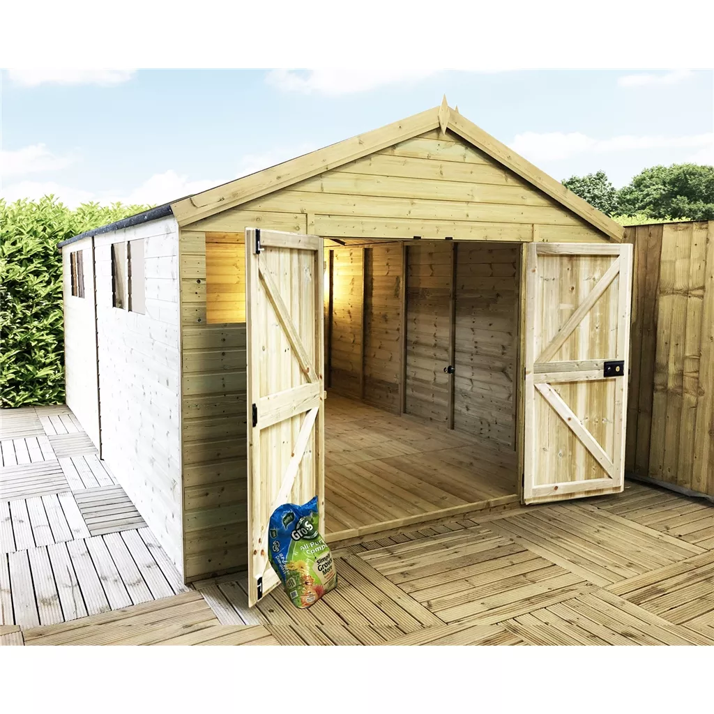 12 x 12 Premier Pressure Treated Apex Workshop product image