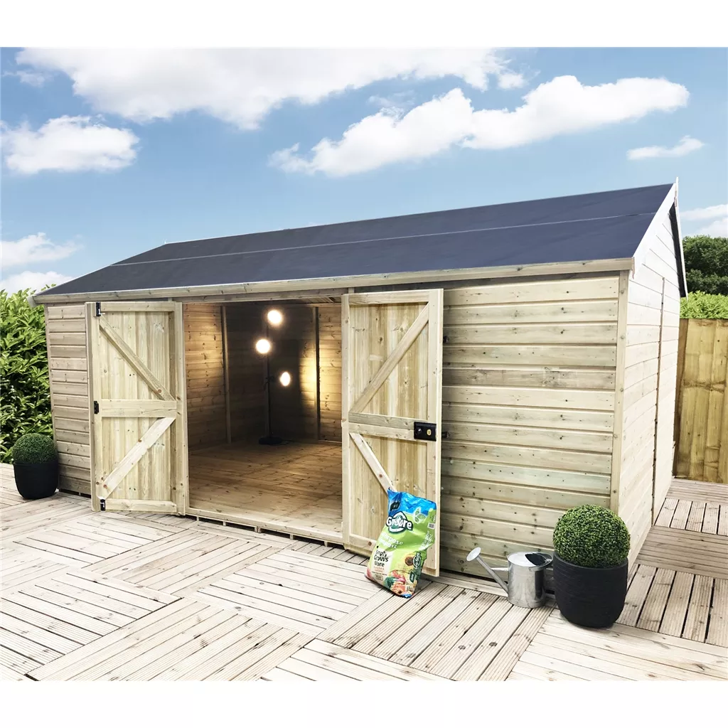 11 x 10 Windowless Reverse Premier Pressure Treated Apex Workshop product image