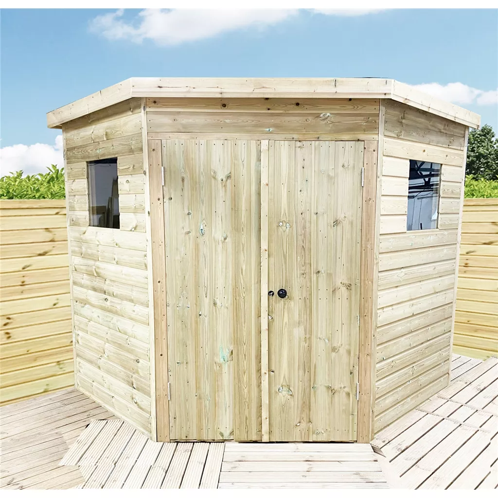 6 x 6 Corner Pressure Treated Workshop