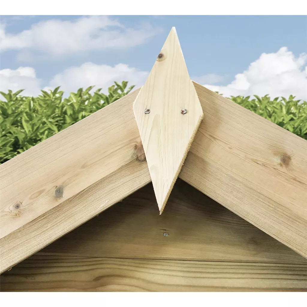 7 x 6 Windowless Premier Pressure Treated T&G Apex Shed – Higher Eaves, Double Door product image