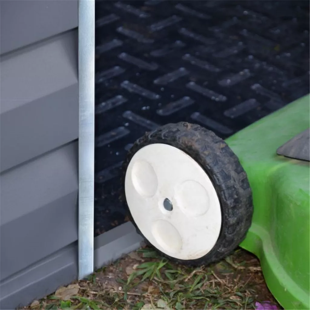 8 x 6 Double Door Apex Plastic Shed with Skylight Roofing product image