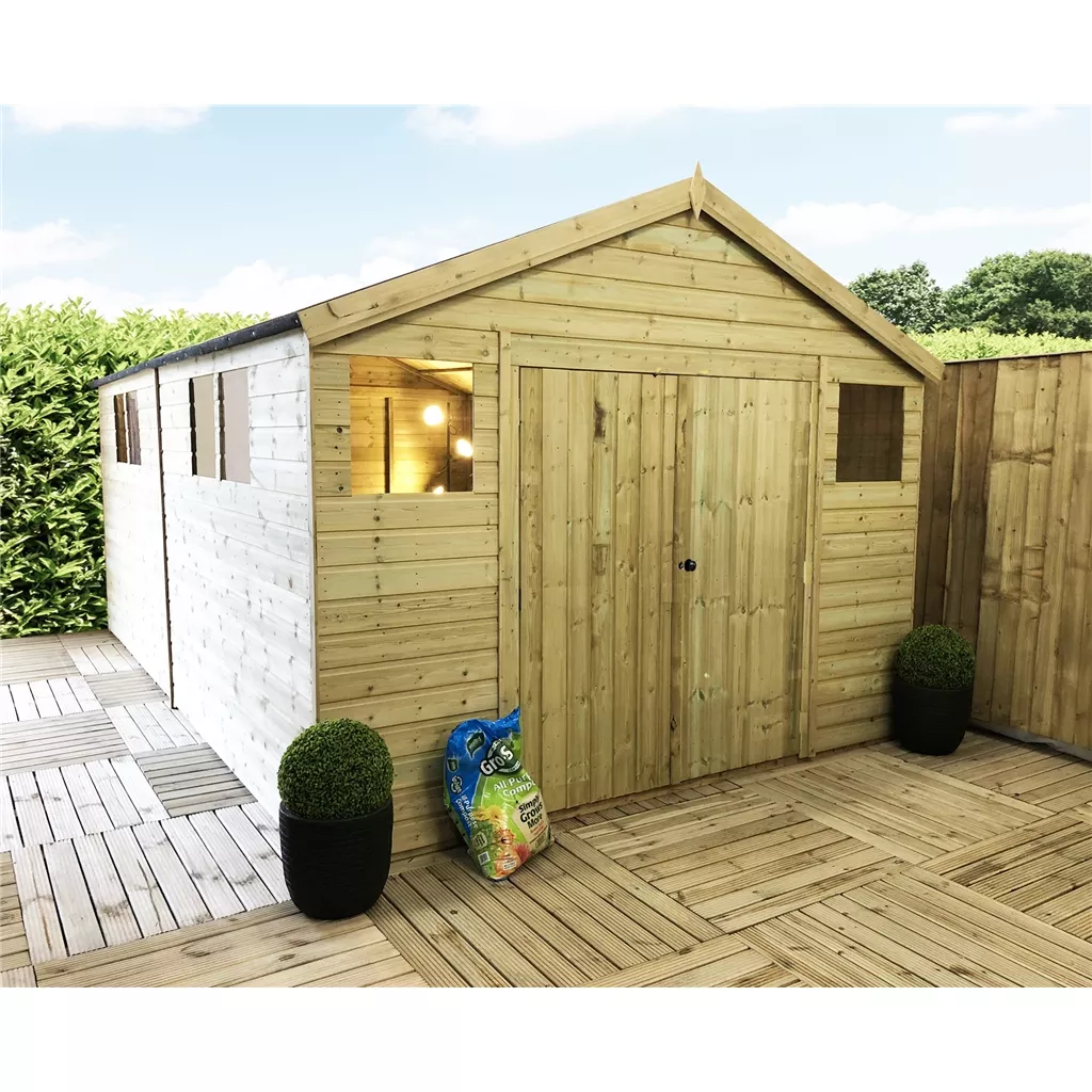 19 x 10 Premier Pressure Treated Apex Workshop product image