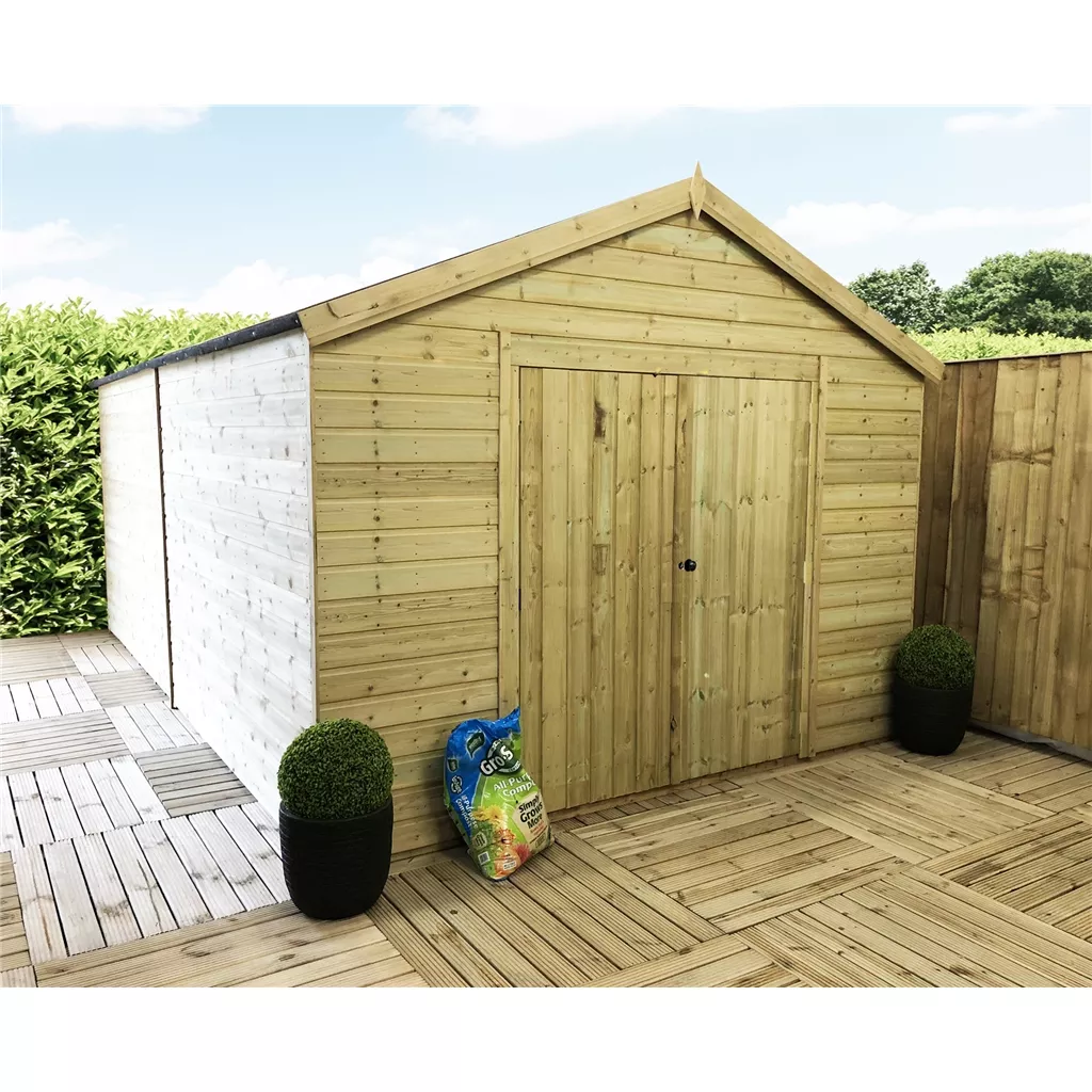 15 x 13 Windowless Premier Pressure Treated Apex Workshop product image