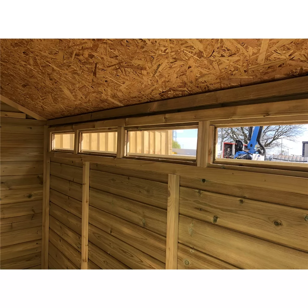 7 x 5 Security Pressure Treated T&G Apex Shed + Single Door product image