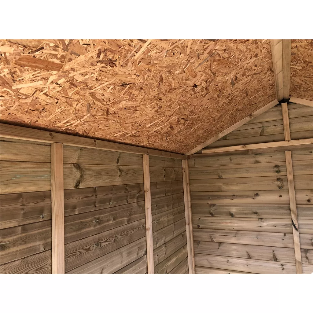 12 x 5 Security Pressure Treated T&G Apex Shed + Single Door product image