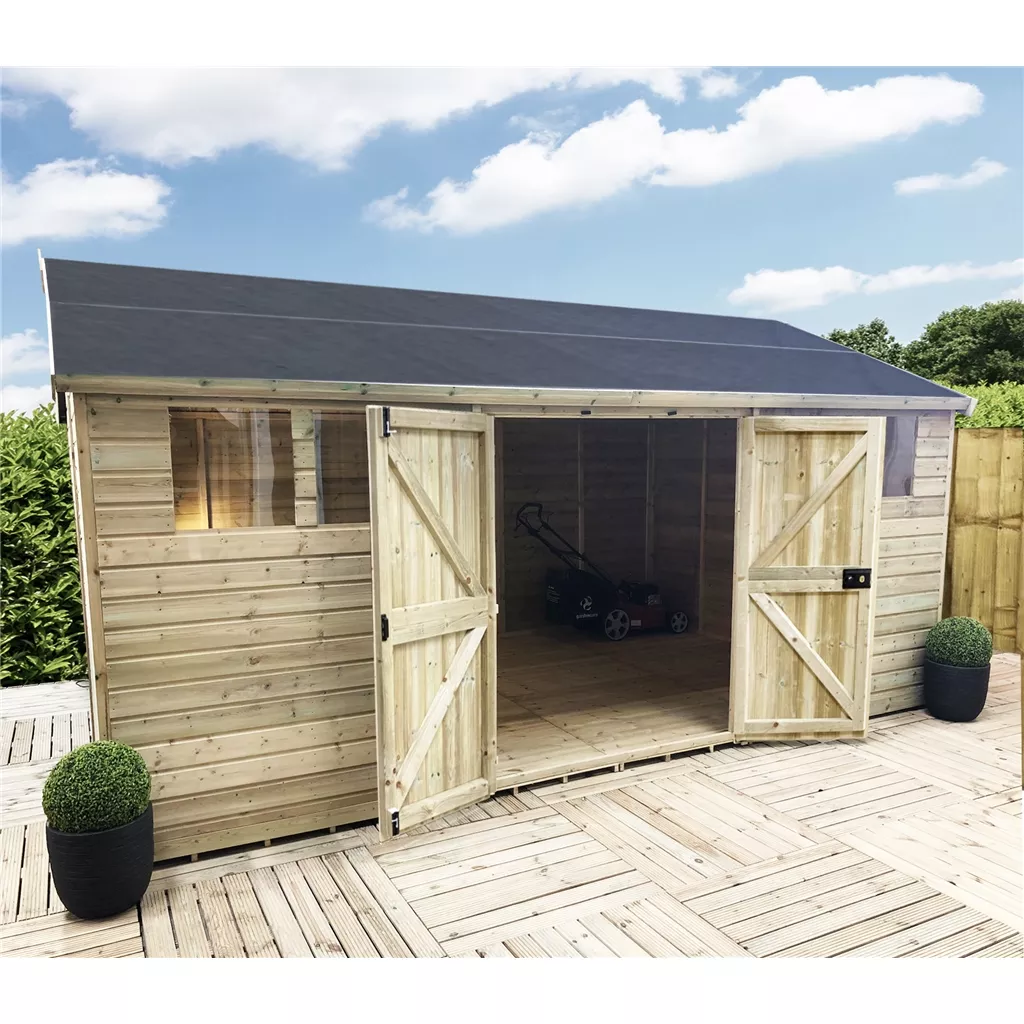18 x 10 Reverse Premier Pressure Treated Apex Workshop product image