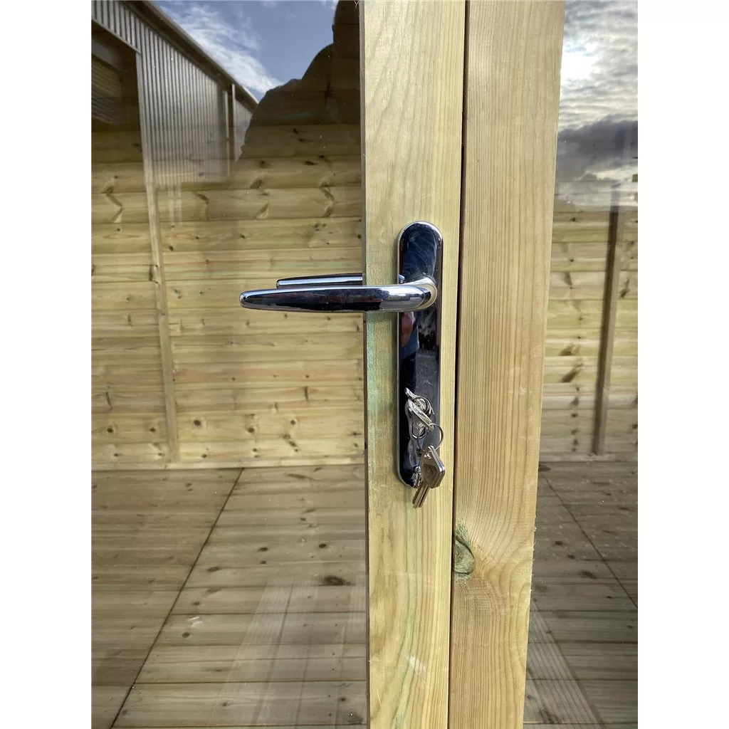 10 x 6 Reverse Pressure Treated Apex Summerhouse – Long Windows product image