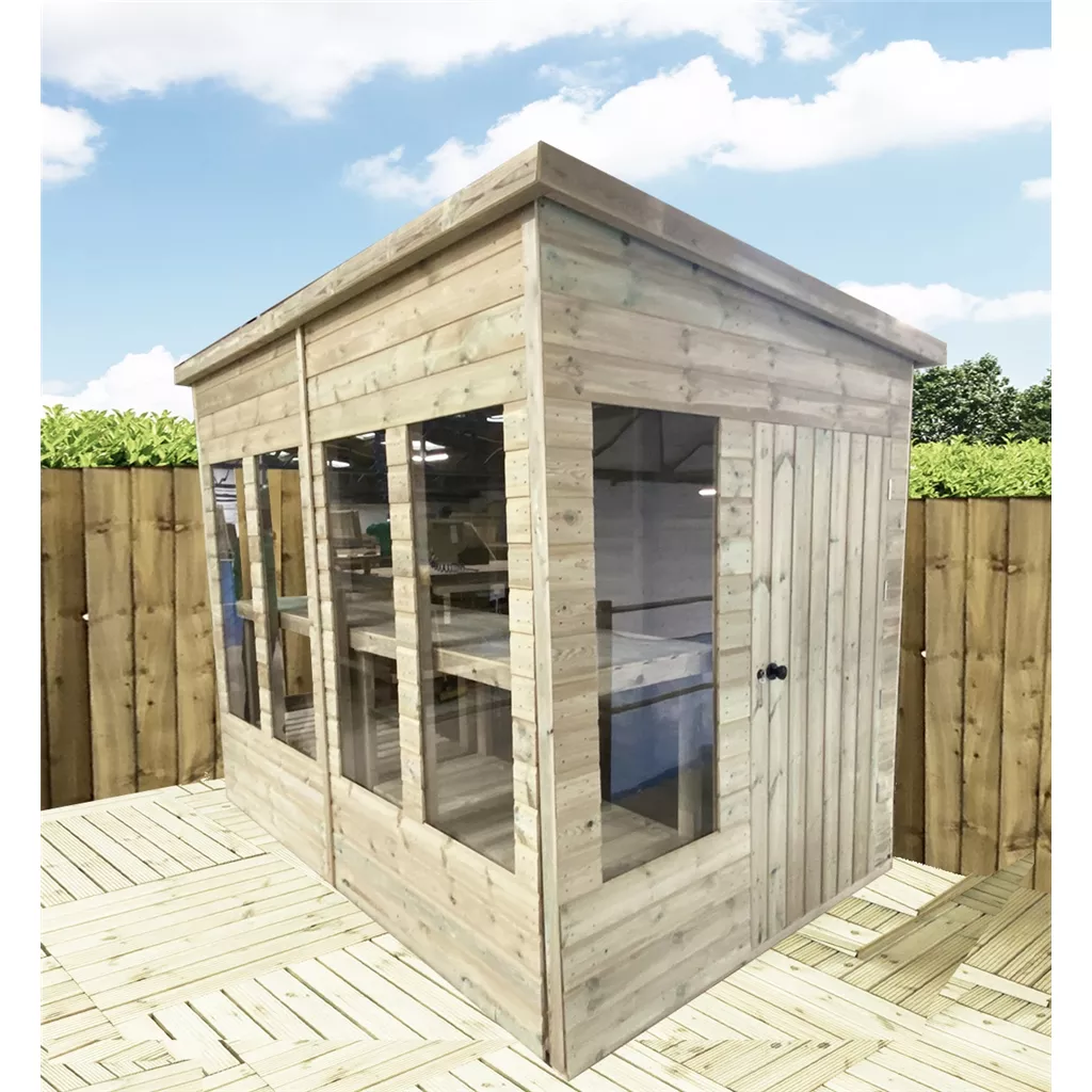 11 x 10 Pressure Treated Pent Potting Summerhouse product image
