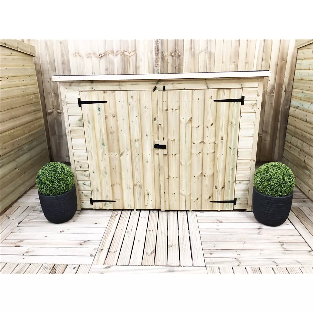 7 x 6 Pressure Treated T&G Bike Store With Double Doors product image