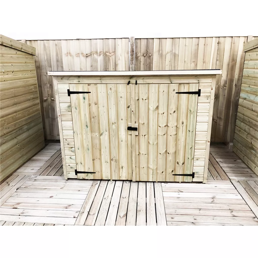 10 x 3 Pressure Treated T&G Bike Store With Double Doors product image