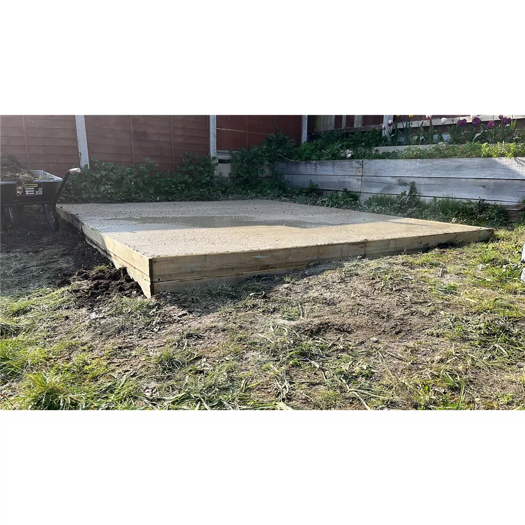 6ft x 4ft Installed Concrete Base product image