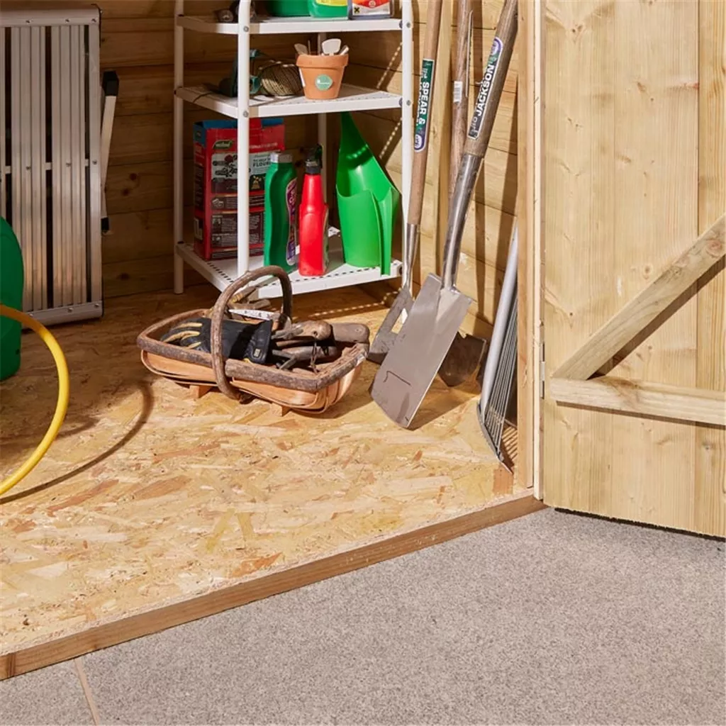 Cheshire 4×4 Shiplap Apex Shed Single Door product image