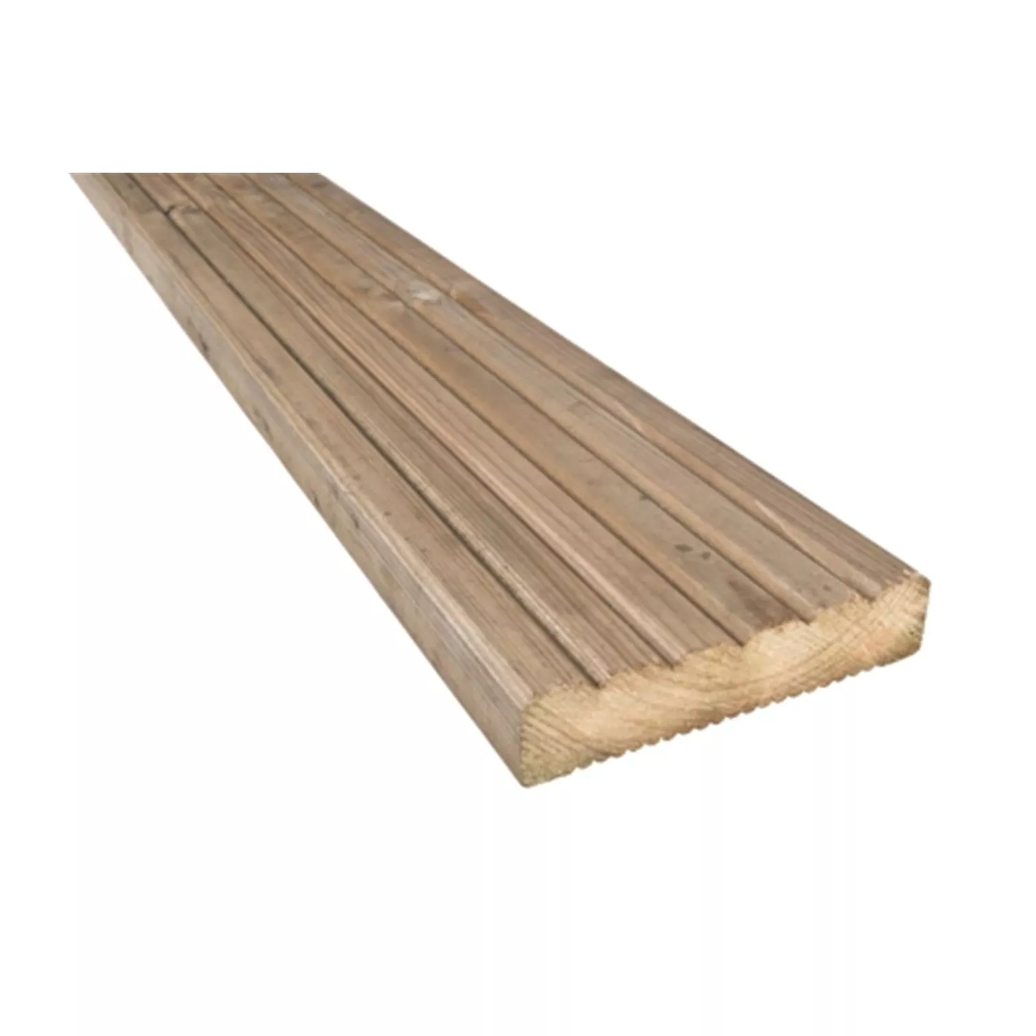 Pack of 5 - 29mm Thick Pressure Treated Timber Decking Board - 124mm (W) x 4800mm (L) product image