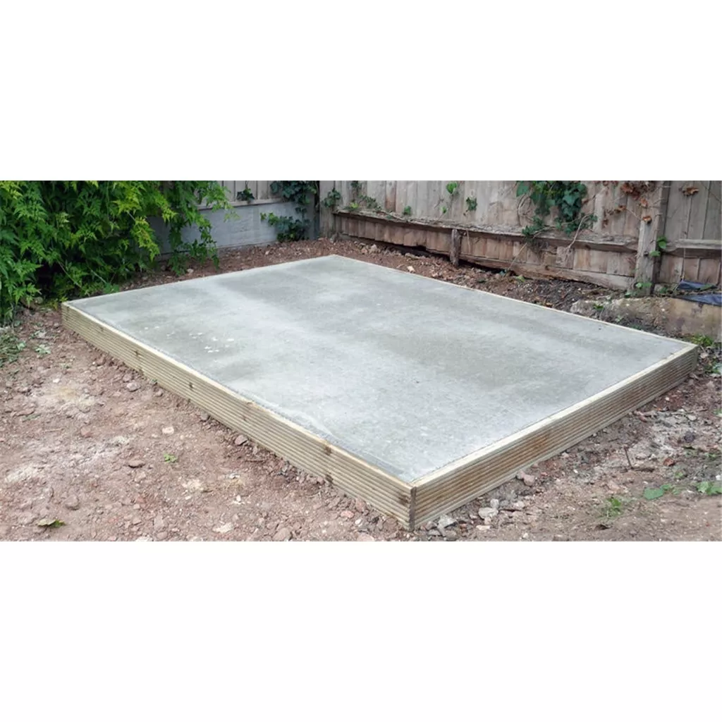 6ft x 4ft Installed Concrete Base